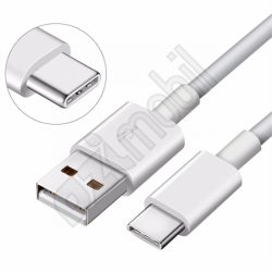 Huawei - AP71 - Gyári USB kábel - Type-C - gyorstöltés 5A - fehér (csomagolás nélkül)