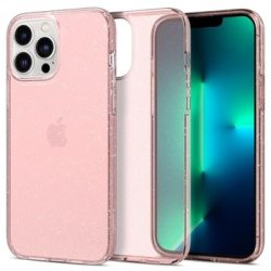 Spigen Liquid Crystal - iPhone 13 Pro Max (6.7") - Glitter rózsaszín