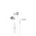 DEVIA earphones Kintone Metal - jack 3,5mm  - fehér