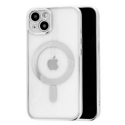 TEL PROTECT Magsafe Luxury szilikon tok - iPhone 13 Mini (5.4") - lila