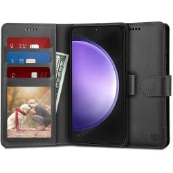 Techsuit - Diary Book flip tok - Samsung Galaxy S24 Plus / S926 - fekete