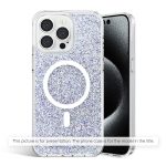   Techsuit - Sparkly Glitter hátlap - iPhone 13 (6.1") - Fehér