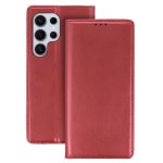 Smart Magneto flip tok - Xiaomi Redmi Note 12 4G - bordó