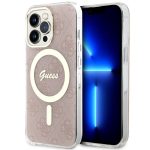   Guess MagSafe hátlap - GUHMP13LH4STP - iPhone 13 Pro (6.1") - pink