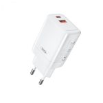   XO CE16 PD 45W hálózati gyors töltő 1xUSB 1x Type - C - fehér