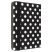 Univerzális tablet tok - Wonder Canvas - polka-dot - (10") - fekete