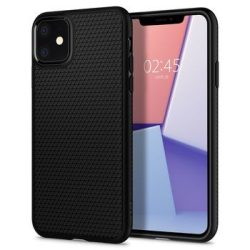 Spigen Liquid Air hátlap - iPhone 16 Pro (6.3") - matt fekete