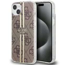 Guess hátlap - GUHCP15SH4PSEGW - iPhone 15 (6.1") - Barna